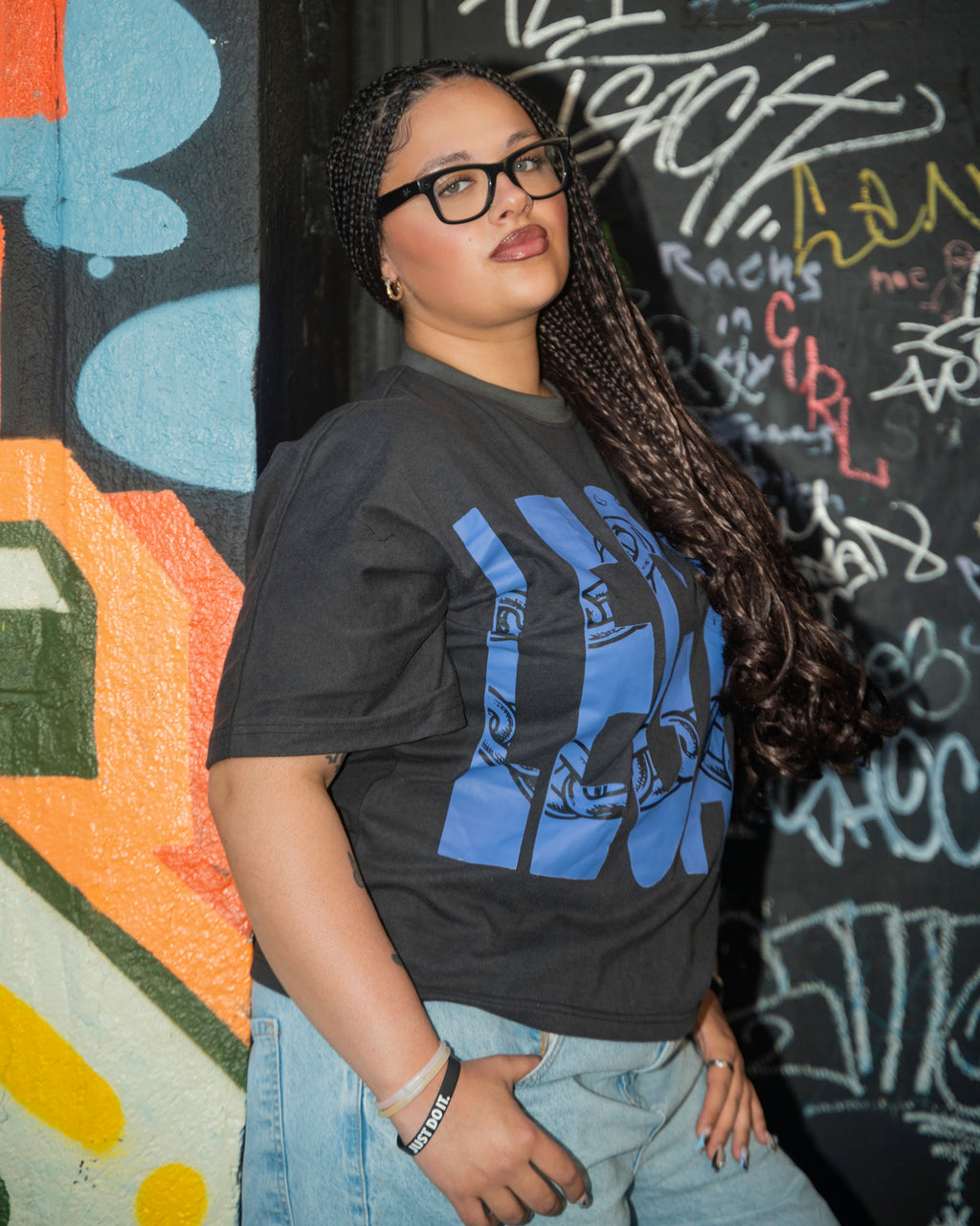 DEMOCRATIC CROPPED BOX TEE